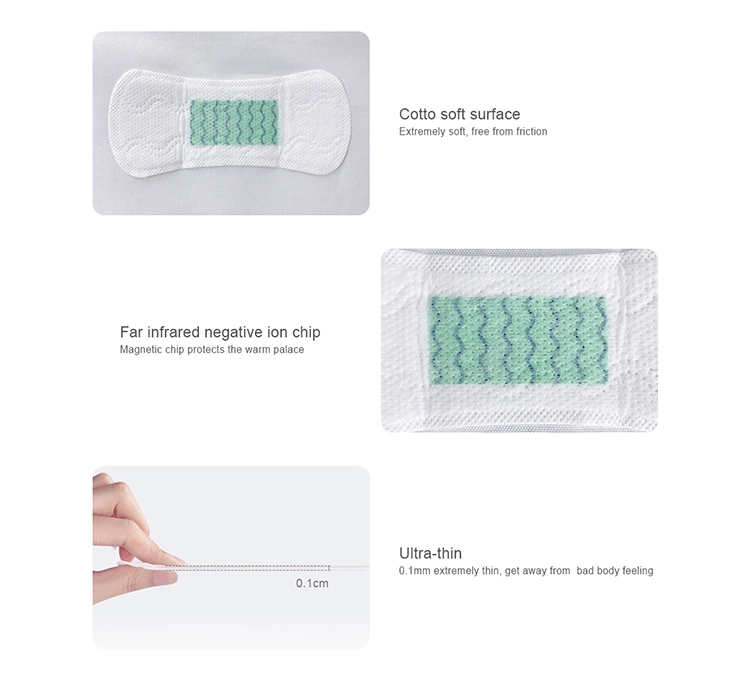 Private Label Customized Lady Pad 160mm Brand Cotton Sap Disposable Sanitary Napkins Pantyliners