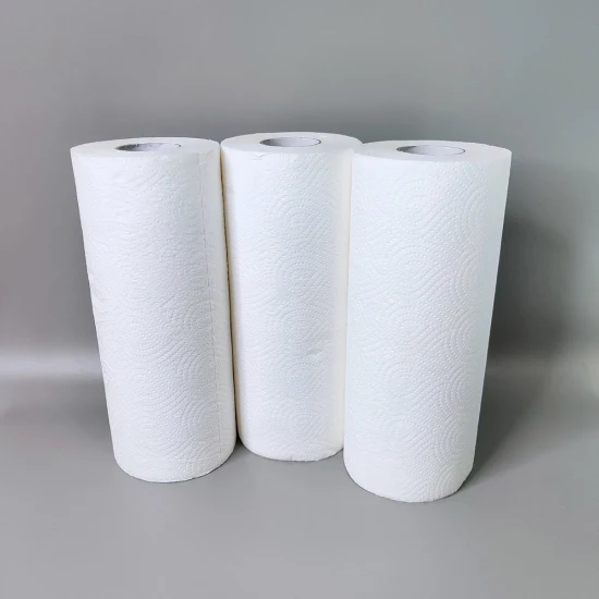 Papel toalha de papel de cozinha descartável de alta qualidade virgem rolo maxi