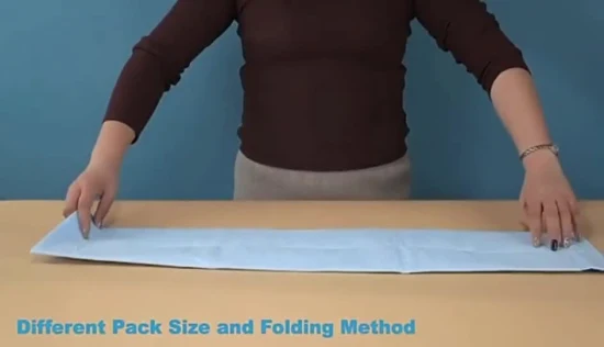 Almofadas de cama de superfície macia descartáveis ​​à prova d'água para bebês