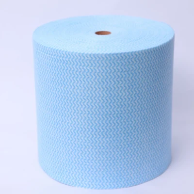 Lenços de limpeza não tecidos de poliéster e celulose Spunlace para uso industrial e comercial